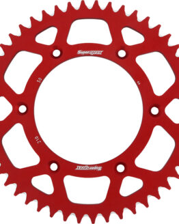 Supersprox Aluminum Rear Sprocket 50T Red Fits Honda