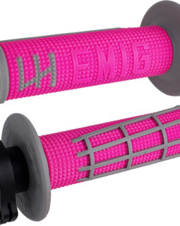 ODI Emig 2.0 V2 Lock-On Grips Pink/Grey
