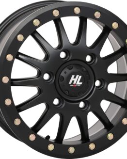 High Lifter HL24 15x7 Beadlock Wheel Black Matte Front/Rear For Can-Am Maverick R