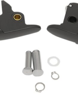 Slotted Aluminum Hydraulic Brake/Clutch Lever Set Matte - Black