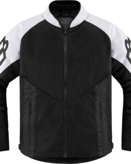 ICON Mesh AF Jacket Men's Black/White Size L