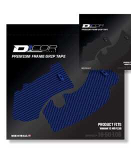 D'Cor Frame Grip Guard Decal Blue Fits 2018 Yamaha YZ450F