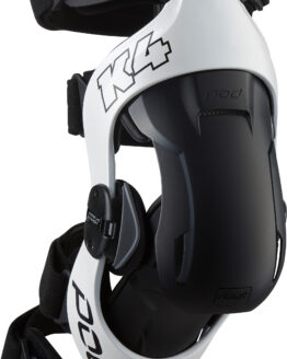 K4 V2.0 Knee Brace White/Black Medium/Large (PAIR)