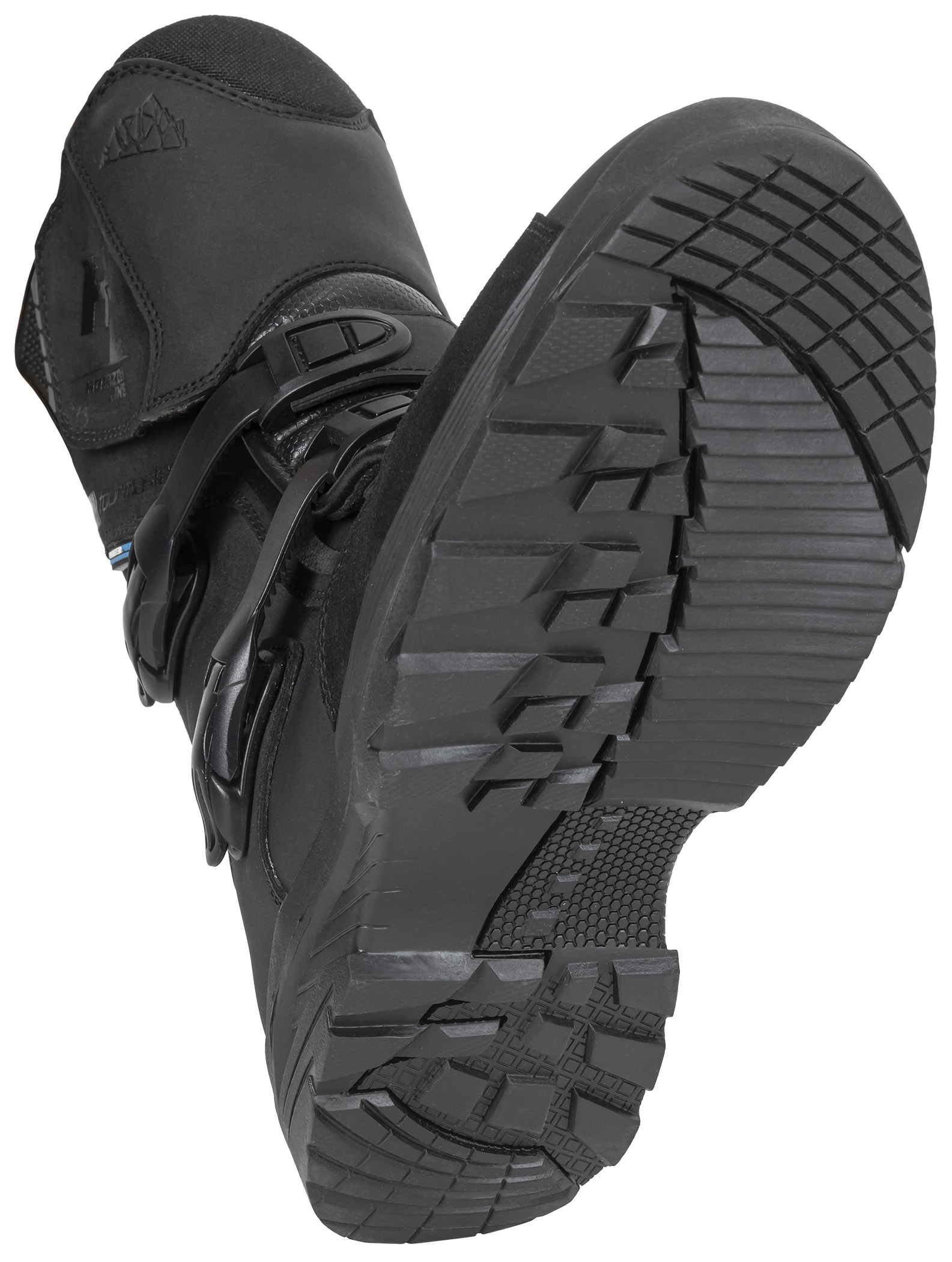 Black Trailblazer Adventure Motorcycle Boot Size 8.5 - Image 3