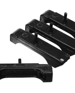 Energy Suspension Radiator Isolator Pad Set 3 Row Black GM SBC