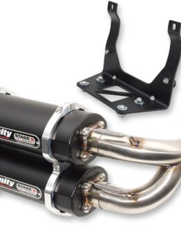 Stage 5 Full Exhaust - Black Mufflers