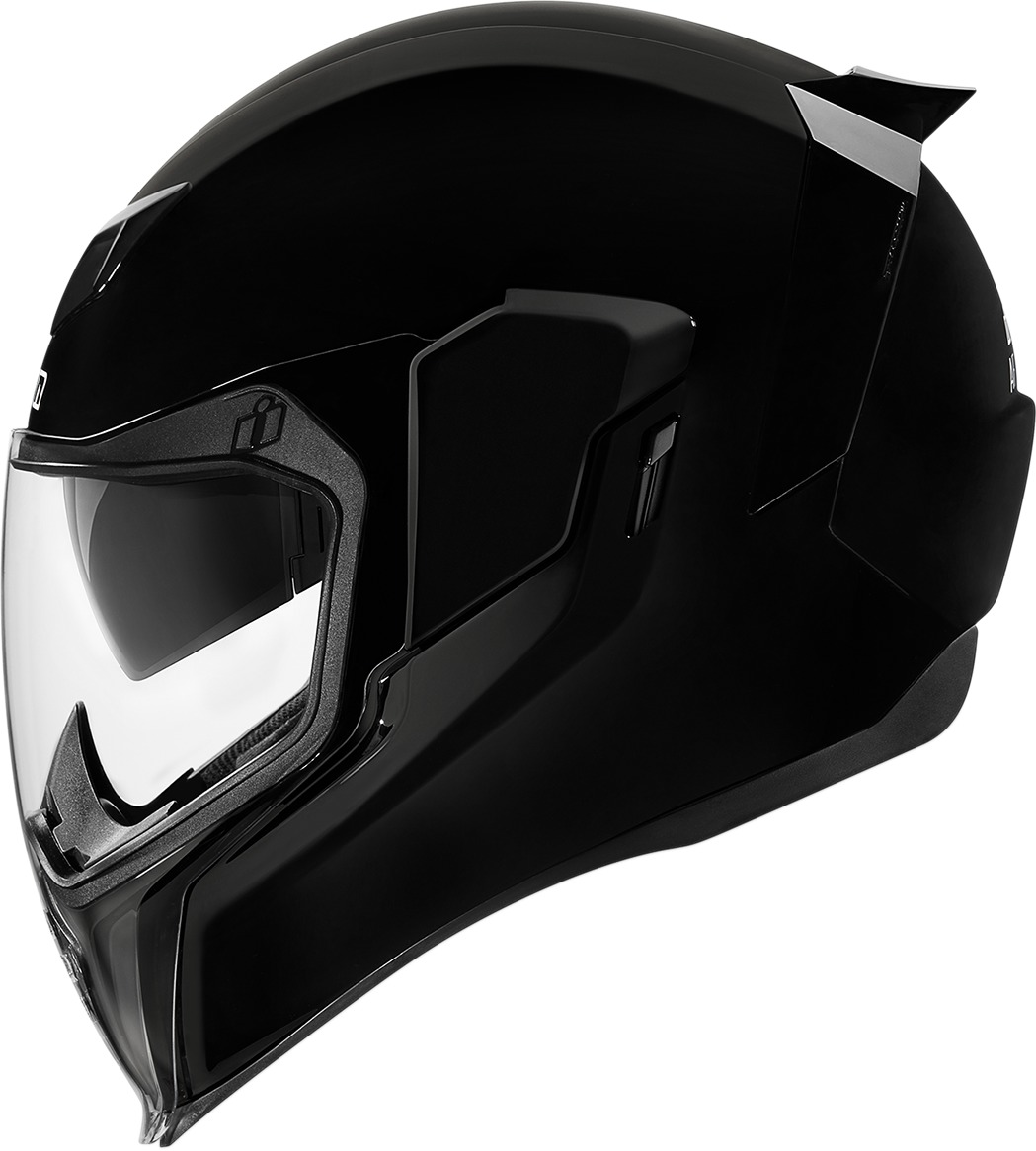 Airflite Full Face Helmet - Gloss Black Medium - Image 3