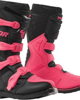 Blitz XP Dirt Bike Boots - Black & Pink Women's Size 5