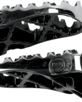 Black/Silver Hybrid Footpegs