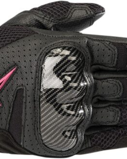 Women's SMX1 Air V2 Street Riding Gloves Black/Fuchsia Medium