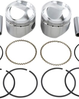 Wiseco Pro Lite Forged Piston Kit 3.467in Bore 9:1 CR Fits 48-80 Big Twin