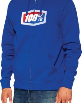 Men's Official Zip Hoody - Royal Blue Large
