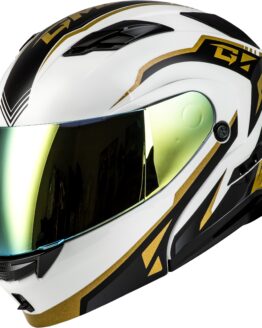 GMAX MD-01 Volta Modular Helmet White/Gold/Black XS