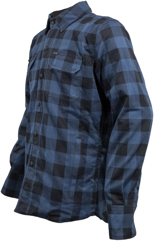 Speed and Strength True Grit Armored Motoshirt Navy/Black XL - Image 3