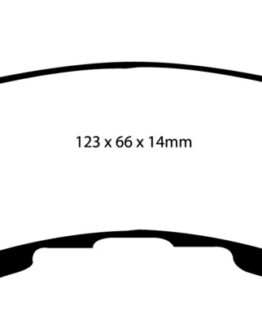 EBC Yellowstuff Rear Brake Pads Semi-Metallic Fits 79-85 Buick Riviera FWD 3.8