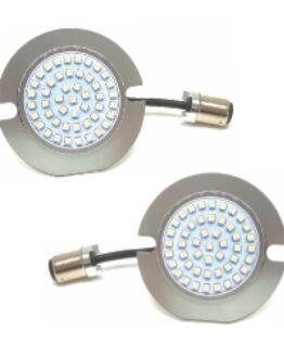 Letric Lighting Flat 1157 Switchback LED Insert White/Amber