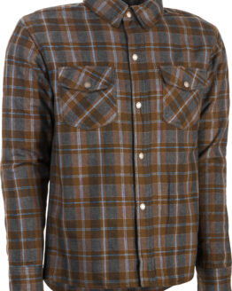 Highway 21 Marksman Flannel Shirt Brown/Tan 4X-Large Men's
