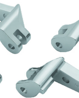 Kuryakyn Floorboard Relocator Brackets Chrome Fits 97-16 Touring