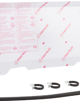 Open Trail Clear Half Windshield For 10-12 Polaris Ranger