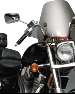 Slipstreamer S-06 Spitfire Windshield Smoke Black Hardware 7/8-1in