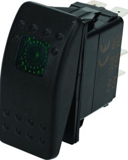 DragonFire Racing Lighted On/Off Rocker Switch Green Light