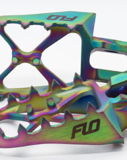 Flo Motorsports Titanium Foot Pegs Jet Fuel For 2016+ KTM Husqvarna GasGas
