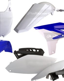 Plastic Body Kit - Original Blue & White