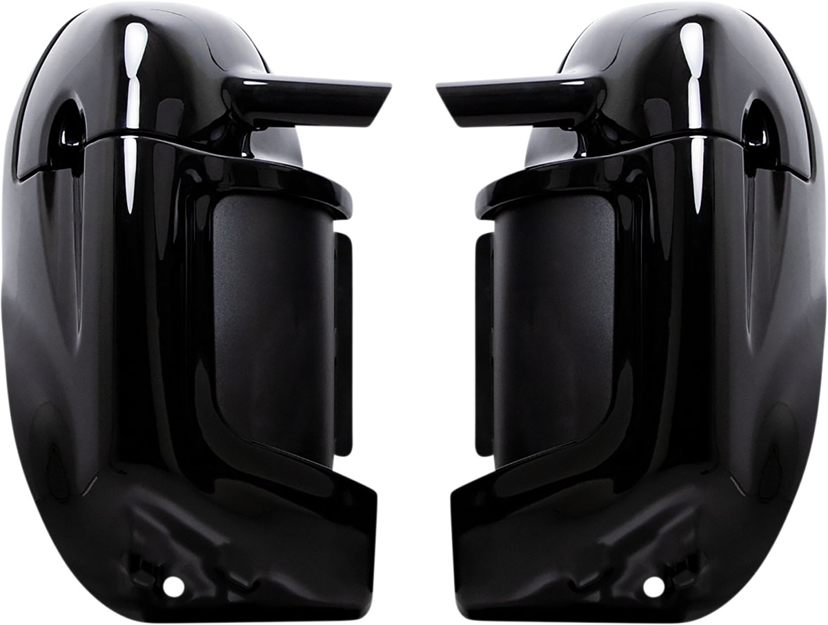 Saddle Tramp Lower Fairing Speaker Mounts Black For Harley FL Touring 83-13 - Image 6
