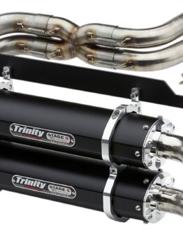 Dual Black Aluminum Full Exhaust