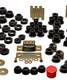Black Hyper-Flex Master Bushing Set Fits 87-95 Jeep Wrangler YJ