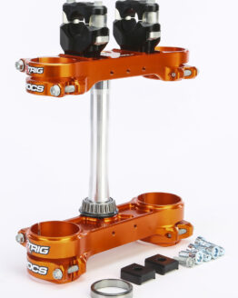 ROCS Triple Clamp 22mm Orange