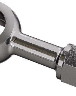 Goodridge Straight Banjo Adapter M12 Stainless Steel Silver