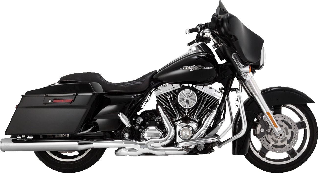 Vance & Hines Power Duals PCX Header System Chrome For Harley Touring 09-16 - Image 3