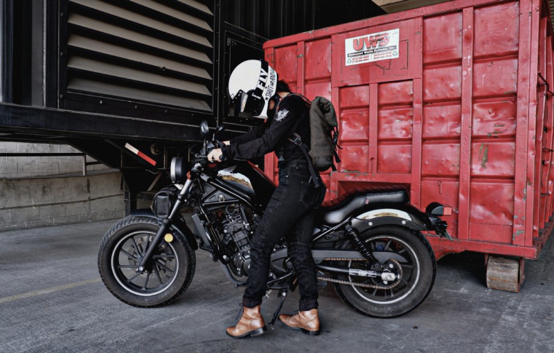 Burly Brand Voyager Roll Top Backpack - Black - Image 5