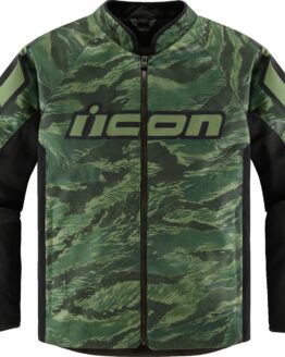 ICON Hooligan CE Tigersblood Jacket Men's 4XL Green
