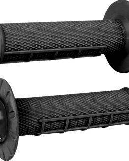 ODI ATV MX Half-Waffle V2.1 Lock-On Grips Black 7/8" Bars