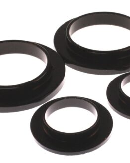 Black Rear Spring Isolator Set Fits 79-04 Ford Mustang SVO