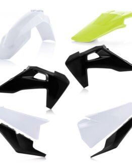 Acerbis Plastic Kit Husqvarna TC FC FX TX 125-450 19-22 White Black Yellow