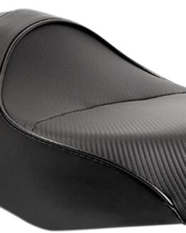 Sargent World Sport 2-Up Seat Black CarbonFX Vinyl Fits Concours