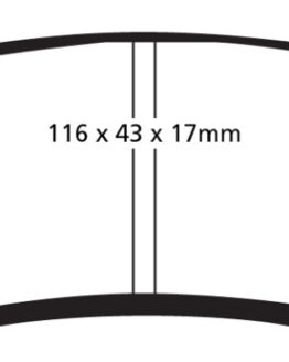 EBC Yellowstuff Rear Brake Pads Semi-Metallic DP41816R Fits 08+ Lexus LX570 5.7