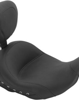 Lowdown Studded Vinyl Solo Seat w/Backrest