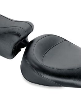 Mustang Standard Touring Solo Seat Black Fits 82-03 Harley Sportster