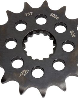 Driven 520 Steel Front Sprocket 15T Black for For 06-22 Kawasaki Yamaha