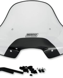 Clear ATV Windshield Quick Release w/Headlight Cutout