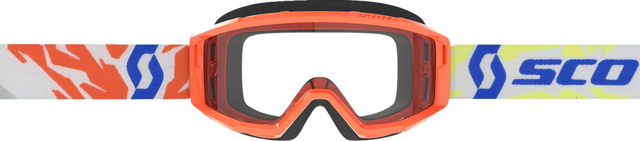 Scott Primal Youth Goggle Orange Clear Lens Unisex - Image 3