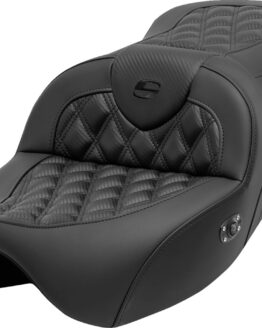 Saddlemen Roadsofa Lattice Carbon Fiber 2-Up Seat, FL 2008-2023