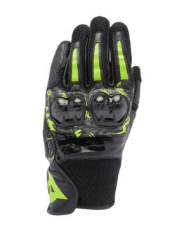 Dainese Mig 3 Unisex Leather Gloves Black/Anthracite/Yellow S