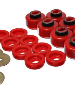 Red Body Mount Set Fits 99-06 Silverado C1500/K1500, 01-06 C2500/K2500
