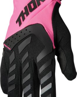 Thor Women's Spectrum Gloves Black/Pink - Large