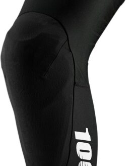 100% Teratec Knee Guards Black Adult Small